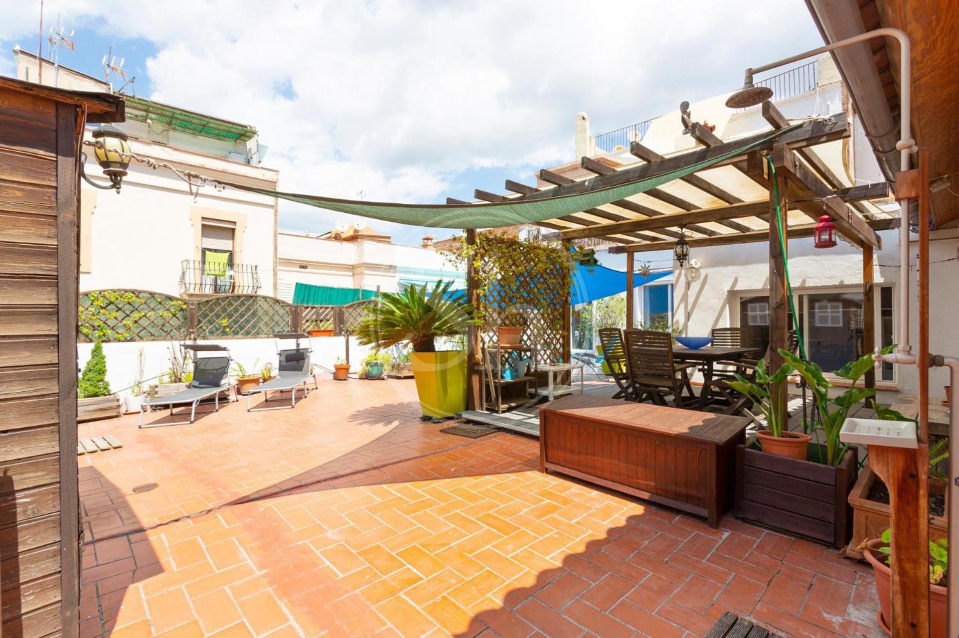Apartamento Con Terraza En Poble Sec Barcelona Exterior foto