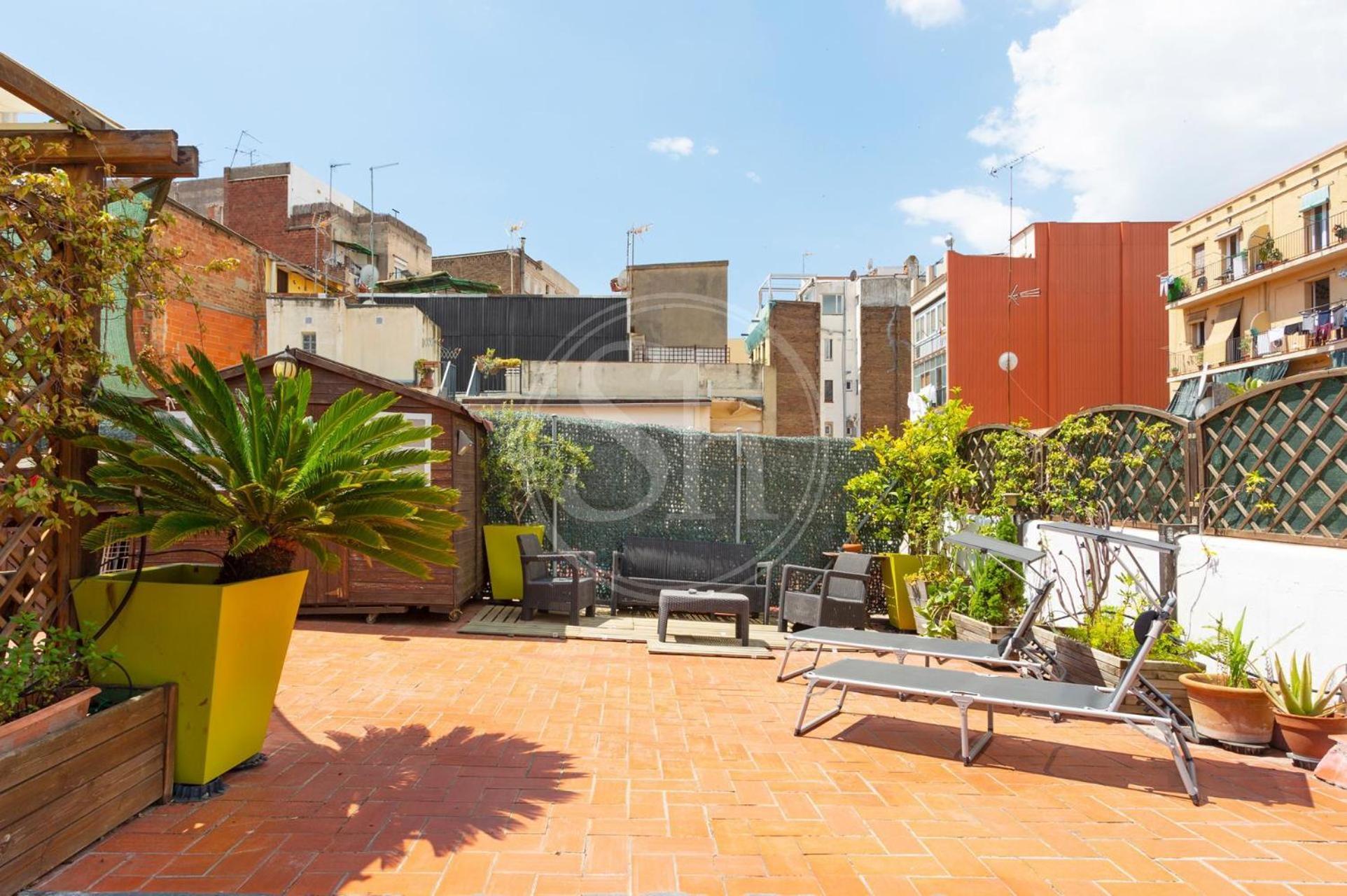 Apartamento Con Terraza En Poble Sec Barcelona Exterior foto